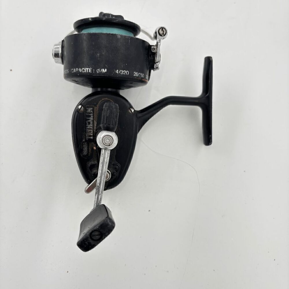 Vintage Mitchell 300A Made In France Spinning Reel Works Well